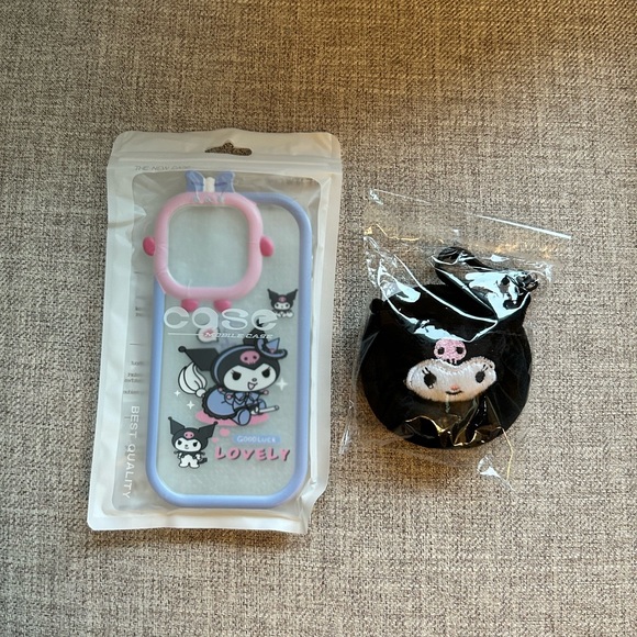 2 Items for $16, Carton Kuromi Style iPhone Case and Coin Purse/Keychain - Picture 2 of 6